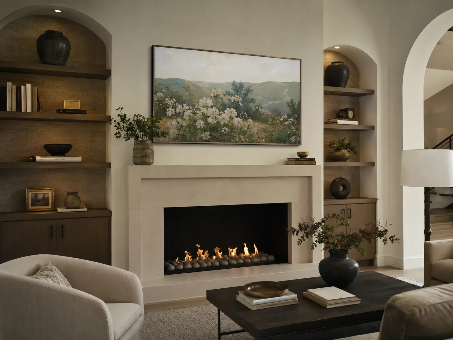 Hanging the Frame TV onto wall brackets