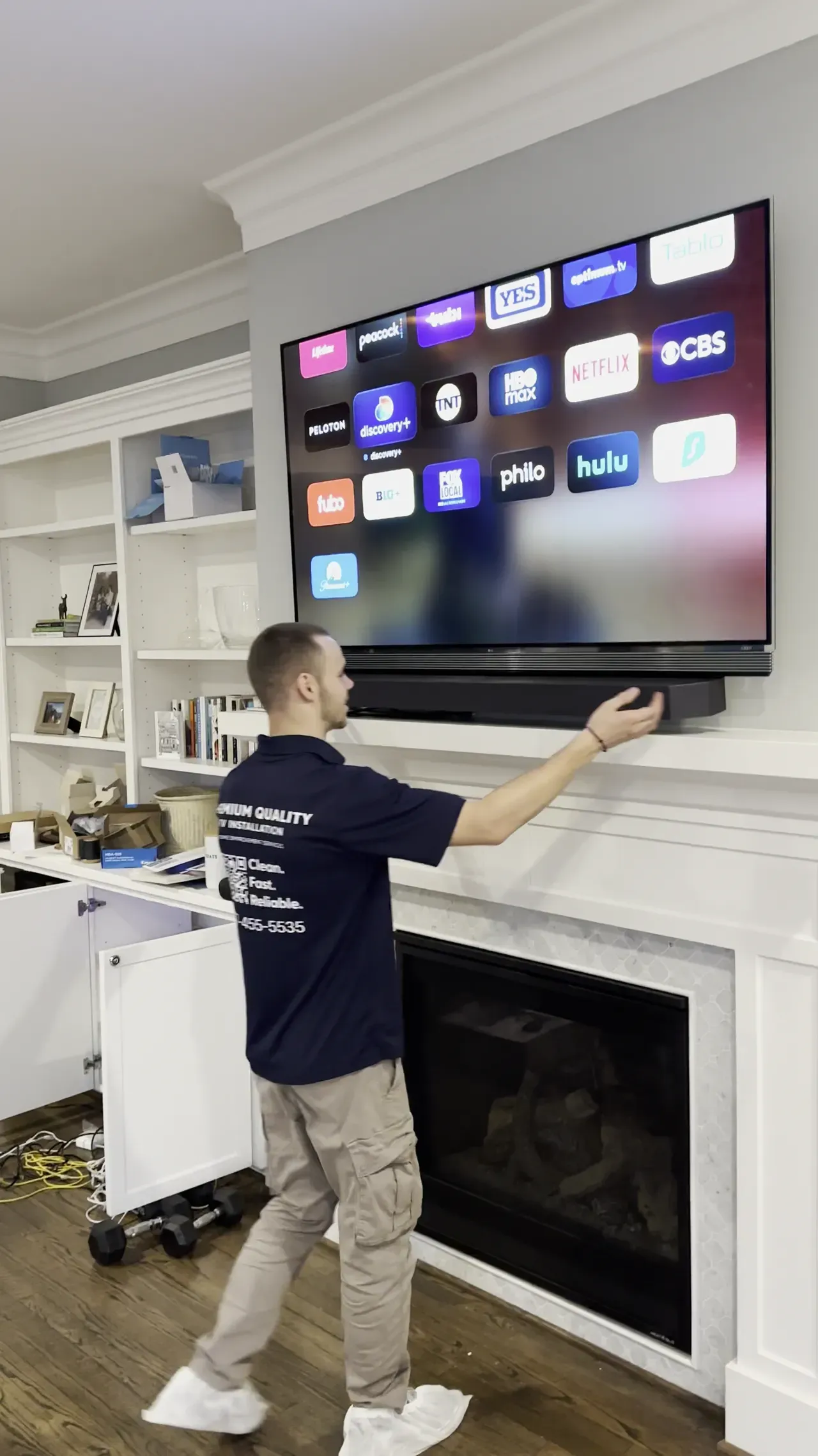 Commercial Installation in Progress