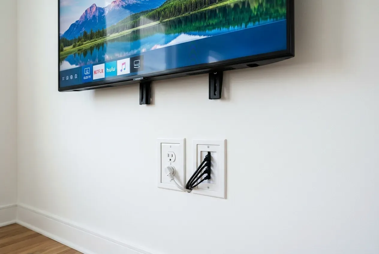 How to Hide TV Wires Inside the Wall Safely