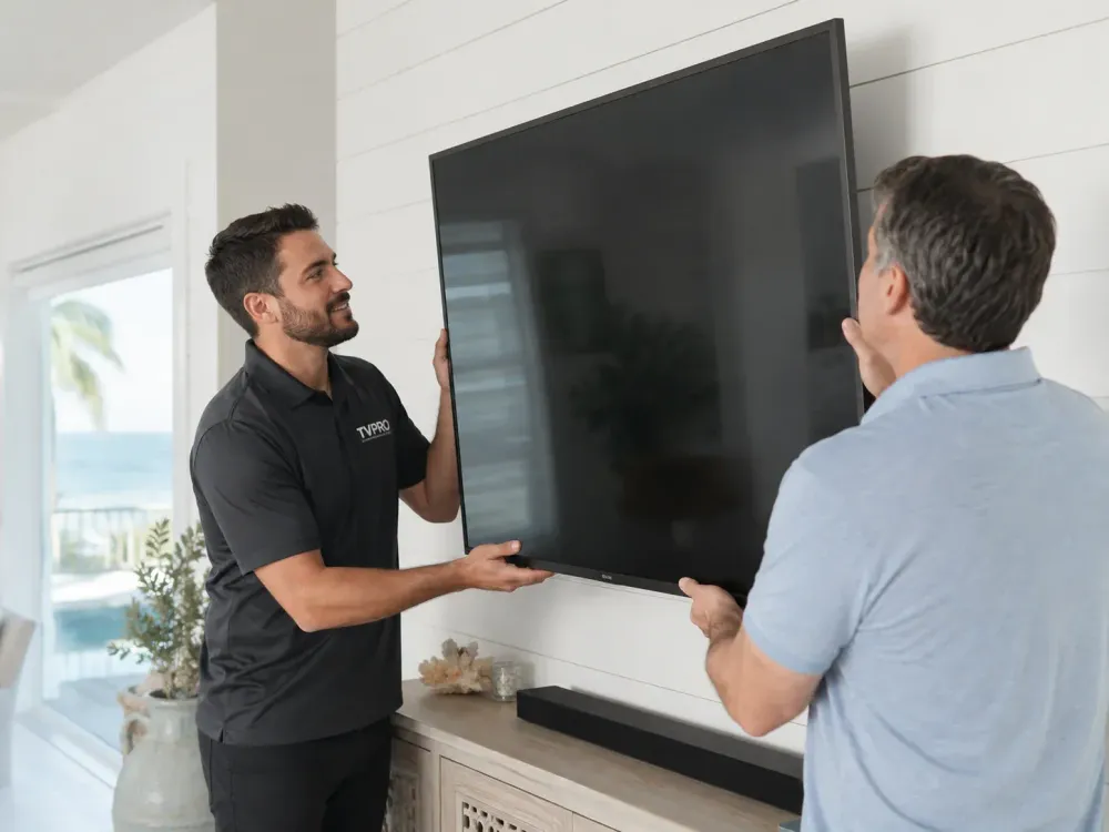 One Technician or Two for TV Mounting? What Client Assistance Really Means