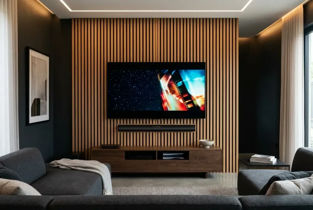 Soundbar Mounting: Wall-Mounted vs Attached-to-TV Soundbar Setup Image